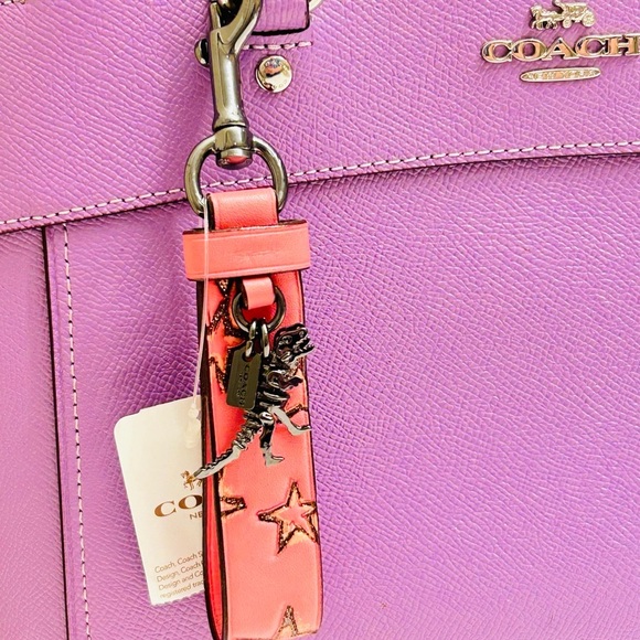 RARE Coach Rex Keychain/ Bag Charm - Picture 7 of 8